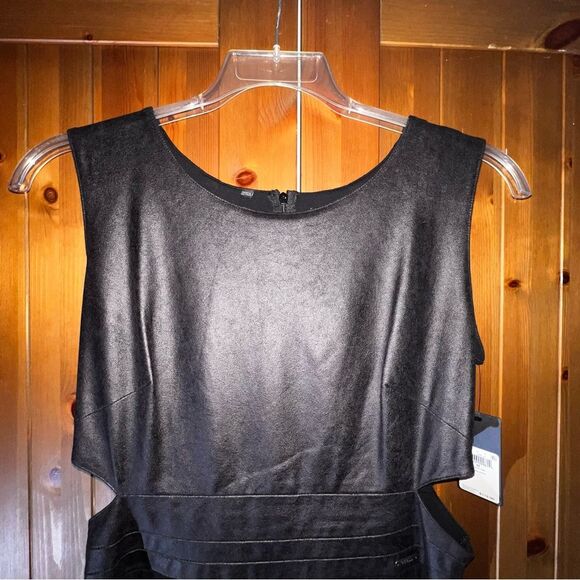 NWT GUESS Ximena Black Cut-Out Maxi Dress Size M - Picture 3 of 6